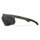 WILEY X SABER  ADVANCED 3 LENS FRAME SUN GLASSES