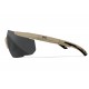 WILEY X SABER  ADVANCED 3 LENS FRAME SUN GLASSES