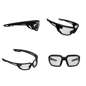 MECHANIX TYPE X VXF 10 CLEAR LENS- BLACK FRAME