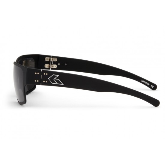 GATORZ DELTA MATTE BLACK SMOKED POLARIZED