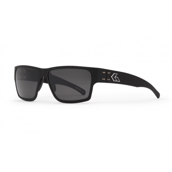 GATORZ DELTA MATTE BLACK SMOKED POLARIZED