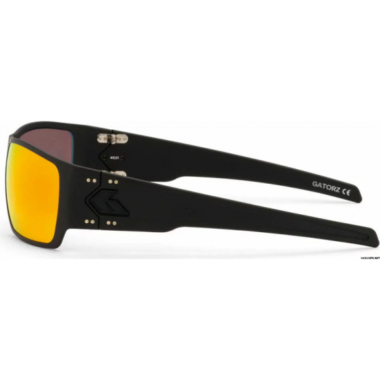 GATORZ SPECTER CERAKOTE BLACKOUT WITH SUNBURST POLARIZED LENS SUNGLASSES