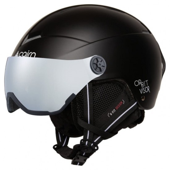 Cairn Orbit Visor Mat - Ski Helmet with Integrated Visor - Unisex