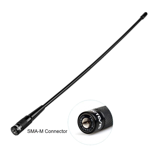 ΚΕΡΑΙΑ RETEVIS SMA-M U/V ELITE ANTENNA 15.4INCH DUAL BAND 144/430MHZ ΚΕΡΑΙΑ RETEVIS SMA-M U/V ELITE ANTENNA 15.4INCH DUAL BAND 144/430MHZ