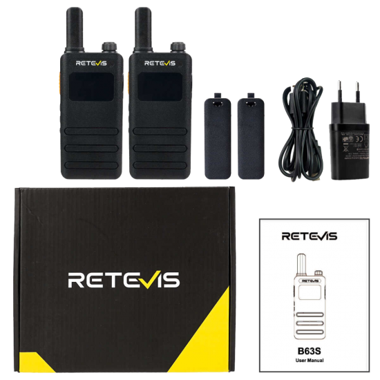 ΠΟΜΠΟΔΕΚΤΗΣ RETEVIS B63S PMR16 ΠΟΜΠΟΔΕΚΤΗΣ RETEVIS B63S PMR16