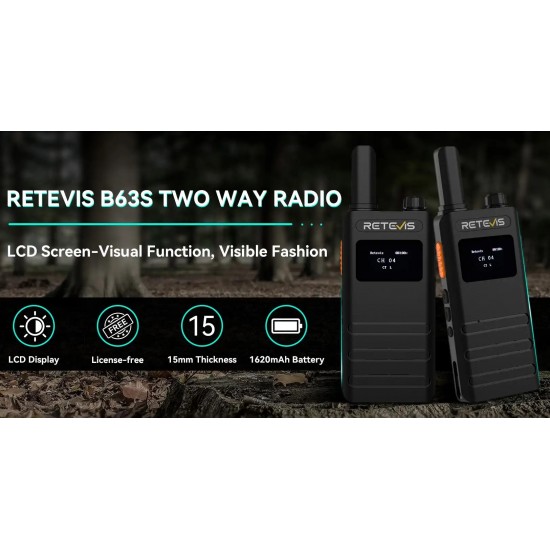 ΠΟΜΠΟΔΕΚΤΗΣ RETEVIS B63S PMR16 ΠΟΜΠΟΔΕΚΤΗΣ RETEVIS B63S PMR16