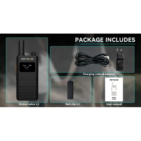 ΠΟΜΠΟΔΕΚΤΗΣ RETEVIS B63S PMR16 ΠΟΜΠΟΔΕΚΤΗΣ RETEVIS B63S PMR16