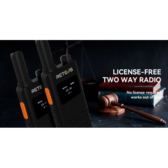 RETEVIS B63S PMR16 + 2X G-HOOK EARPIECE C9239A