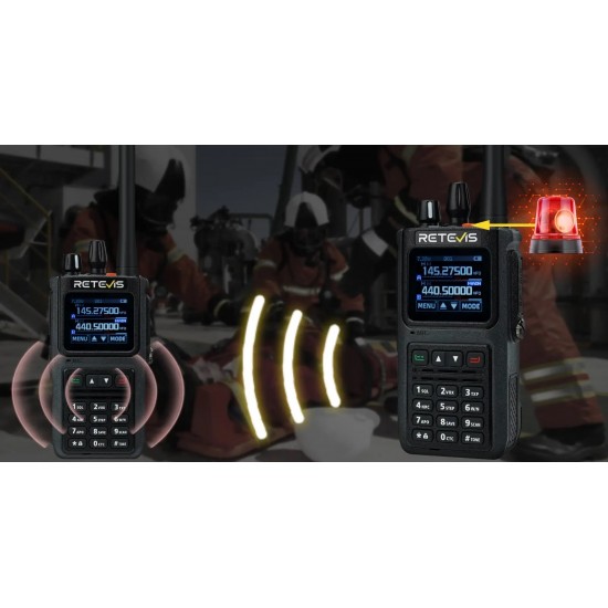 TRANSCEIVER RETEVIS C1 VHF/UHF WATERPROOF 5W
