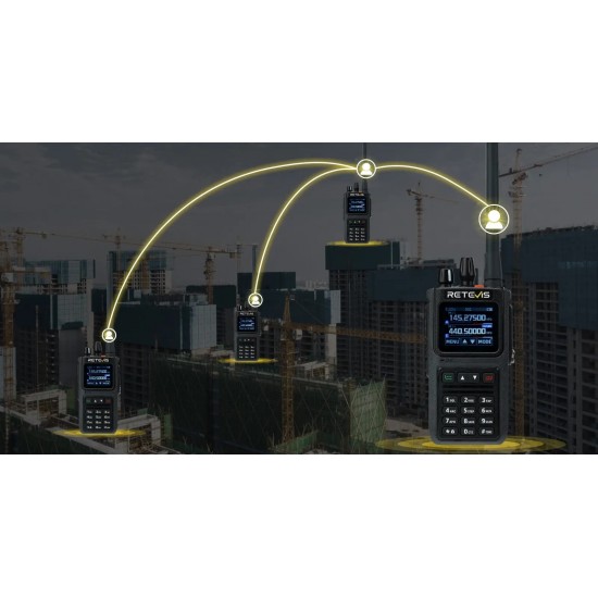 TRANSCEIVER RETEVIS C1 VHF/UHF WATERPROOF 5W