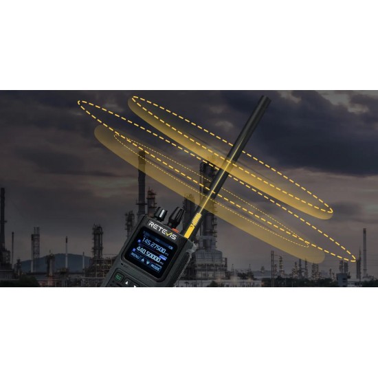 TRANSCEIVER RETEVIS C1 VHF/UHF WATERPROOF 5W