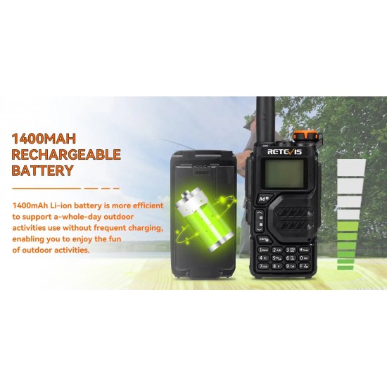 RETEVIS RA79 VHF/UHF 5W AVIATION BAND