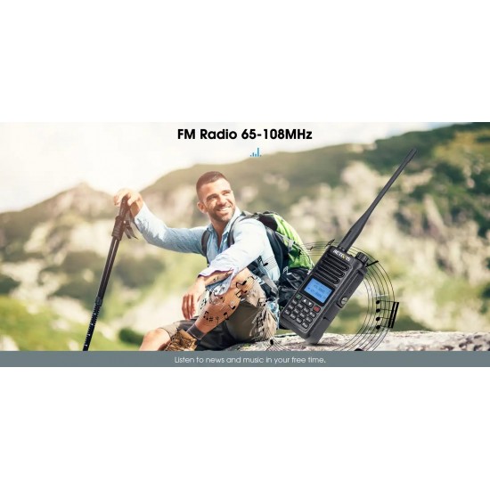 TRANSCEIVER RETEVIS RA89 VHF/UHF 10W IP68 WATERPROOF