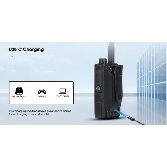 TRANSCEIVER RETEVIS RA89 VHF/UHF 10W IP68 WATERPROOF