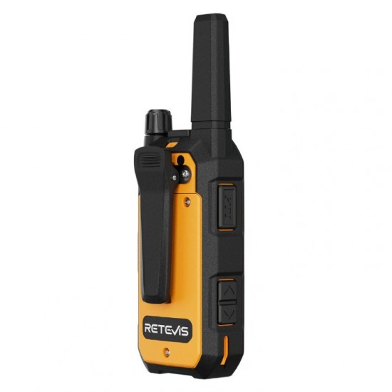Ασύρματοι Πομποδέκτες PMR Retevis RB648A,9 (Ζεύγος) Σετ 2 αδιάβροχων πομποδεκτών PMR446 Retevis RB648 (9050040250) με IP67 & Dual PTT. Ισχύς 0.5W, 16 κανάλια, ειδοποίηση δόνησης, μπαταρία 2000mAh & φόρτιση Type-C