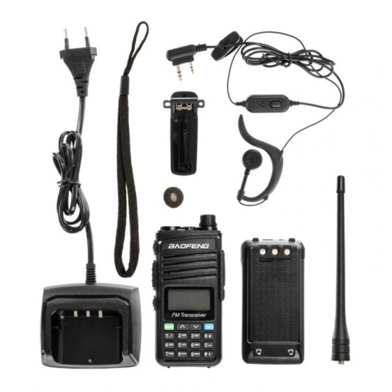 Ασύρματος Φορητός Πομποδέκτης VHF/UHF - Baofeng P15UV Pro EU 5W Baofeng P15UV Pro EU 5W Dual Band Φορητός ασύρματος πομποδέκτης. Με φόρτιση USB-C, Dual Watch, VOX, φακό LED, 200 κανάλια & υποδοχή Kenwood