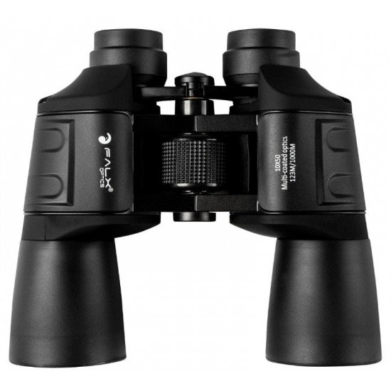 Κιάλια Falx Optics 10x50mm Black Κιάλια ημερήσιας παρατήρησης Falx Optics 10x50mm Black (9100080502). Φακοί πολλαπλών επιστρώσεων, μεγέθυνση 10x, υποδοχή για τρίποδο & πλήρη αξεσουάρ