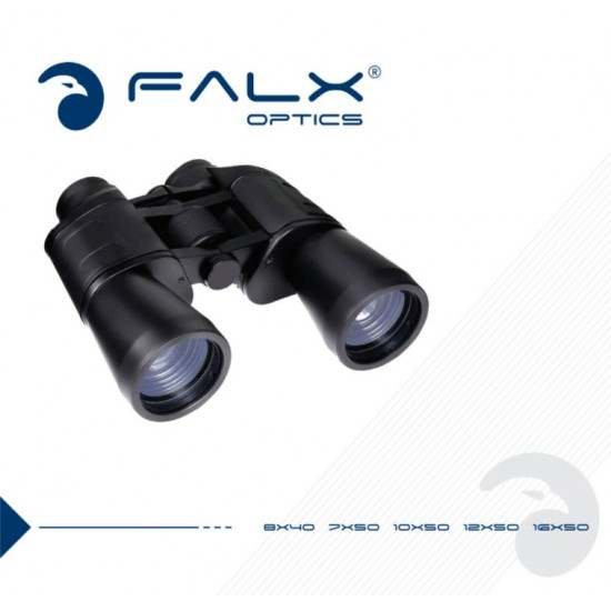 Κιάλια Falx Optics 10x50mm Black Κιάλια ημερήσιας παρατήρησης Falx Optics 10x50mm Black (9100080502). Φακοί πολλαπλών επιστρώσεων, μεγέθυνση 10x, υποδοχή για τρίποδο & πλήρη αξεσουάρ