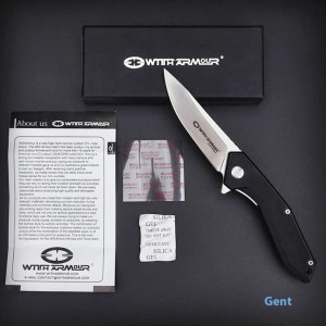 FOLDING KNIFE-PEN KNIFE WITHARMOUR GENT ALPINPRO