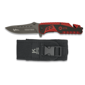 FOLDING KNIFE K25 FOS ATTRACTION 2 RED