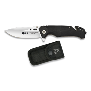  K25 POCKET KNIFE K10 PT-109 BLACK 9 CM