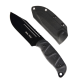 ΜΑΧΑΙΡΙ MILTEC BLACK COMBAT KNIFE G10 WITH KYDEX SCABBARD