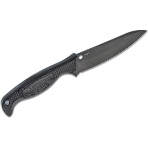 KNIFE SPYDERCO AQUA SALT FRN BLACK HANDLE