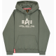 BASIC BIG LOGO HOODIE ALPHA INDUSTRIES