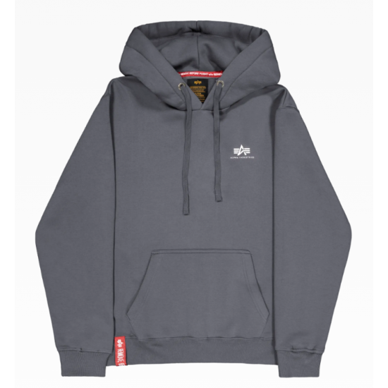 BASIC SMALL LOGO HOODIE ALPHA INDUSTRIES