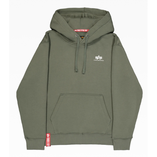BASIC SMALL LOGO HOODIE ALPHA INDUSTRIES