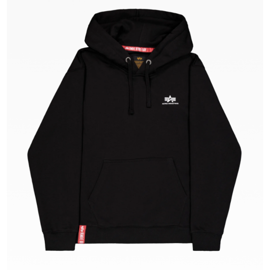 BASIC SMALL LOGO HOODIE ALPHA INDUSTRIES