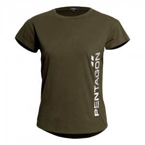 WHISPER LADIES TEE PENTAGON VERTICAL T SHIRT