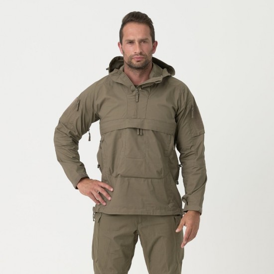 UNISEX TRACER ANORAK JACKET POLYCOTTON STRETCH RIPSTOP HELIKON-TEX