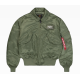 ΜΠΟΥΦΑΝ CWU-45 HERITAGE BOMBER JACKET ALPHA INDUSTRIES