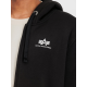 BASIC SMALL LOGO ZIP HOODIE ALPHA INDUSTRIES