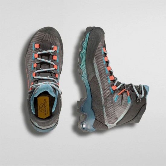 Γυναικεία Μποτάκια Πεζοπορίας La Sportiva Aequilibrium Hike Woman GTX Carbon/Everglade Γυναικεία αδιάβροχα μποτάκια πεζοπορίας La Sportiva Aequilibrium Hike Woman GTX Carbon/Everglade. Ελαφριά, με μεμβράνη Gore-Tex, σόλα Vibram & Double Heel