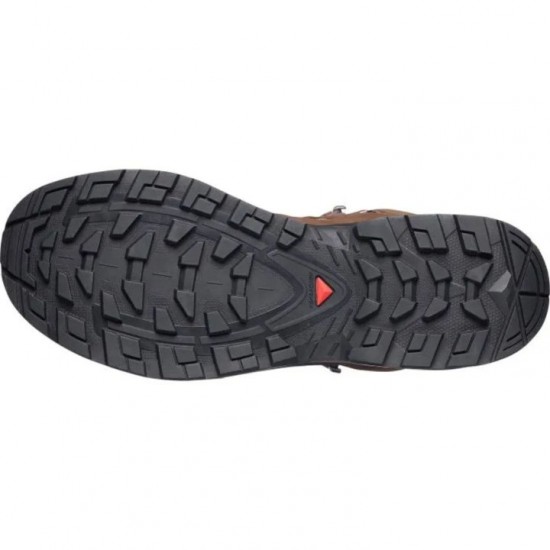 Ανδρικά Μποτάκια Ορειβατικά - Salomon Quest 5 GORE-TEX - Asphalt/Black/Asphalt Salomon Quest 5 GORE-TEX Ανδρικά ορειβατικά αρβύλα. Αδιάβροχα με μεμβράνη GORE-TEX, σκελετό 4D Advanced Chassis™, σόλα All-Terrain Contagrip® & δέρμα Nubuck