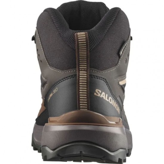 Ανδρικά Μποτάκια Πεζοπορίας - Salomon X Ultra 360 Mid GORE-TEX - Black/Dark Gull Gray/Dark Earth Salomon X Ultra 360 Mid GORE-TEX Ανδρικά πεζοπορικά μποτάκια. Αδιάβροχα με μεμβράνη GORE-TEX, Advanced Chassis™ & σόλα Contagrip®