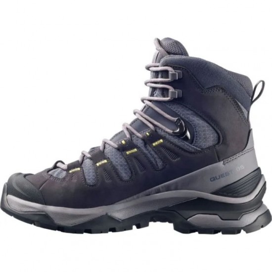 Γυναικεία Μποτάκια Ορειβατικά - Salomon Quest 5 GORE-TEX - Nine Iron/Excalibur/Endive Salomon Quest 5 GORE-TEX Γυναικεία ορειβατικά αρβύλα (Nine Iron/Excalibur/Endive). Αδιάβροχα με μεμβράνη GORE-TEX, σκελετό 4D Advanced Chassis™ & δέρμα Nubuck