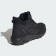 Αδιάβροχα ανδρικά μποτάκια πεζοπορίας adidas Terrex Anylander Leather Mid Climaproof (KH8875) με δέρμα Nubuck, σόλα Traxion & ενδιάμεση σόλα EVA