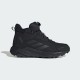 Αδιάβροχα ανδρικά μποτάκια πεζοπορίας adidas Terrex Anylander Leather Mid Climaproof (KH8875) με δέρμα Nubuck, σόλα Traxion & ενδιάμεση σόλα EVA
