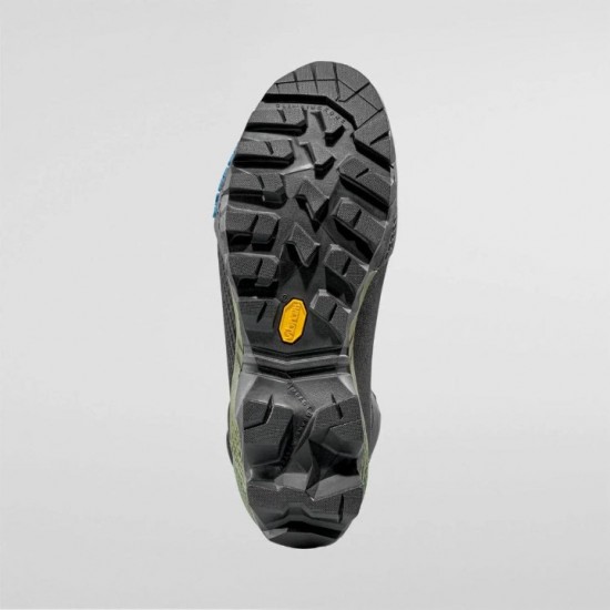 Ανδρικά Μποτάκια Ορειβατικά La Sportiva Aequilibrium LT GTX Carbon/Cypress Ανδρικά αδιάβροχα ορειβατικά μποτάκια La Sportiva Aequilibrium LT GTX Carbon/Cypress. Με μεμβράνη Gore-Tex, σόλα Vibram SpringLug, συμβατά με ημιαυτόματα κραμπόν