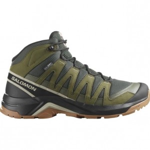 SALOMON X ADVENTURE RECON MID GTX M L47814600 PEAT MARTINI OLIVE OXFORD TAN