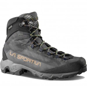LA SPORTIVA MEN'S AEQUILIBRIUM HIKE GTX CARBON/JUNGLE BOOTS