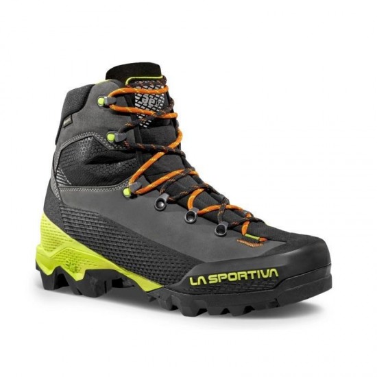 LA SPORTIVA MEN'S AEQUILIBRIUM LT GTX CARBON/LIME PUNCH BOOTS