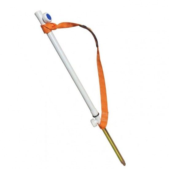 New Camp Spike Pole - Καινοτόμος Μηχανισμός Κρούσης με Ιμάντα Μεταφοράς για Απόλυτη Σταθερότητα της Ομπρέλας στην Άμμο χωρίς Σκάψιμο