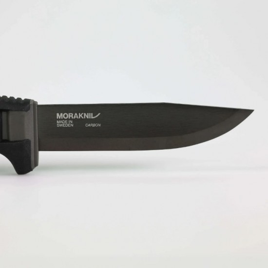 Morakniv Amberg BlackBlade - Στιβαρή Λάμα 109mm από Ανθρακούχο Ατσάλι, Scandi Grind & Αντιδιαβρωτική Προστασία DLC