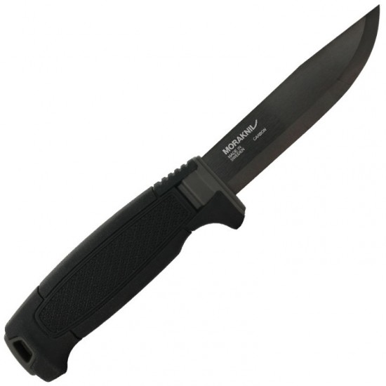 Morakniv Amberg BlackBlade - Στιβαρή Λάμα 109mm από Ανθρακούχο Ατσάλι, Scandi Grind & Αντιδιαβρωτική Προστασία DLC