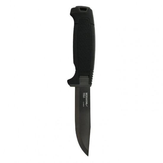 Morakniv Amberg BlackBlade - Στιβαρή Λάμα 109mm από Ανθρακούχο Ατσάλι, Scandi Grind & Αντιδιαβρωτική Προστασία DLC