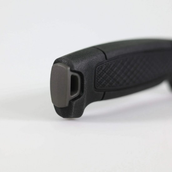 Morakniv Amberg BlackBlade - Στιβαρή Λάμα 109mm από Ανθρακούχο Ατσάλι, Scandi Grind & Αντιδιαβρωτική Προστασία DLC